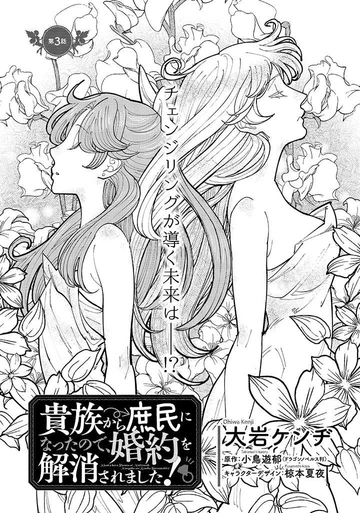 貴族から庶民になったので、婚約を解消されました！ 第3話 - 3